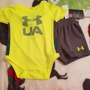 Baby Boys NWT Under Armour Outfit! Size 3-6 months